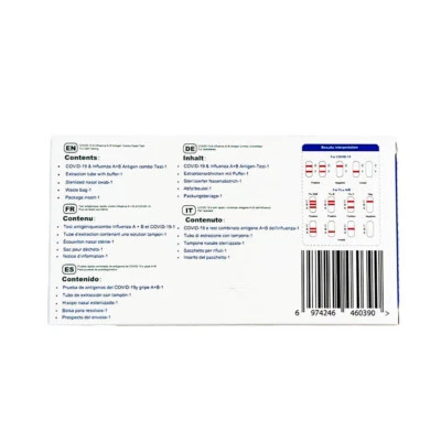 SAFECARE BIOTECH 12×Safecare Corona + Influenza A/B Combo 3in1 Test 1er Laientest Haltbar 01/26