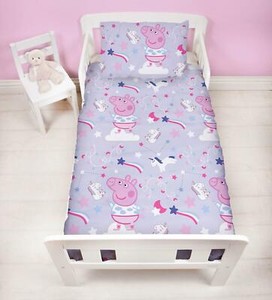 peppa pig cot sheets