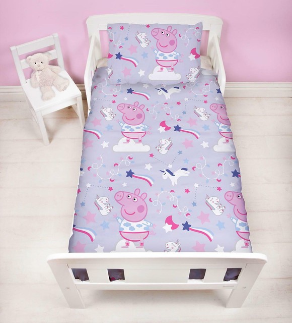 peppa pig cot bedding
