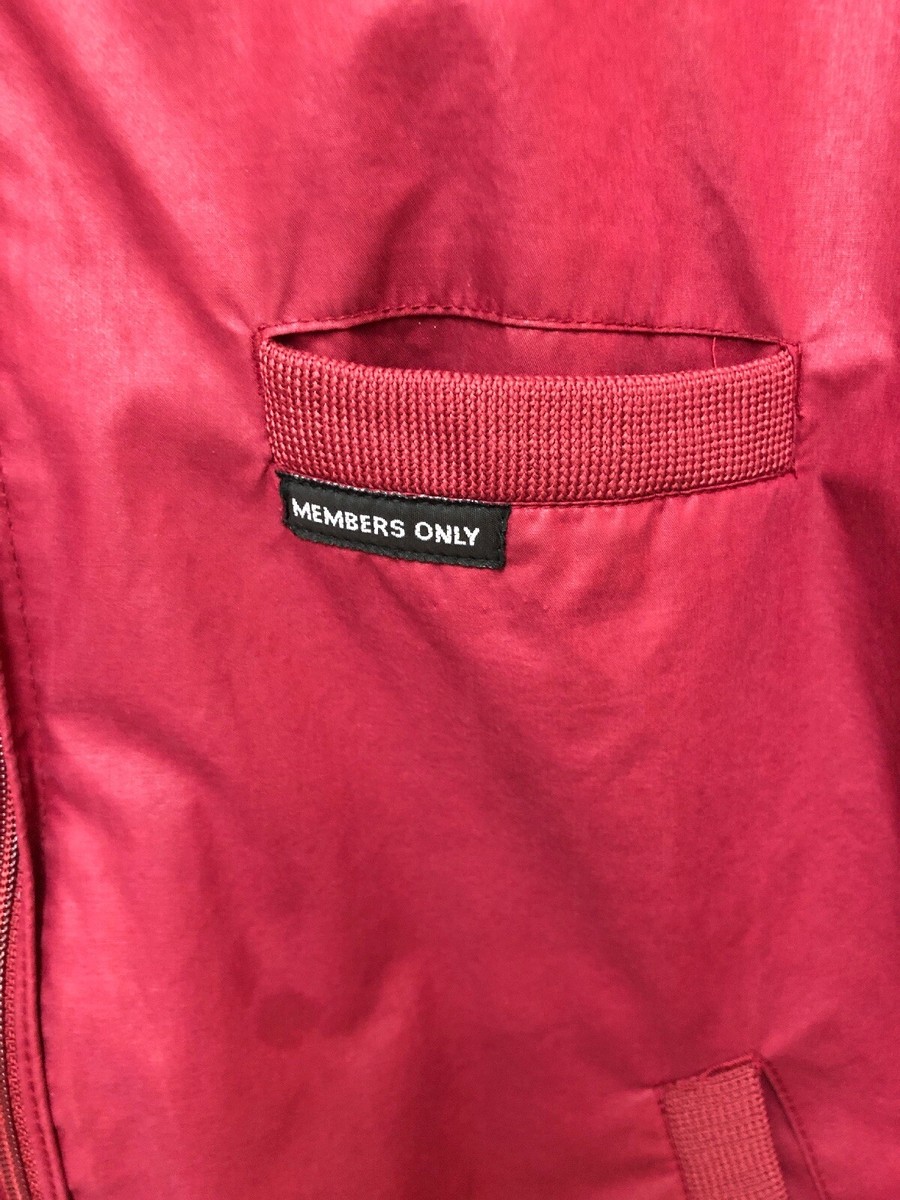 Vtg 80s MEMBERS ONLY Bomber Windbreaker JACKET Mens 42 Vtg 80s MEMBERS ONLY Bomber Windbreaker JACKET Mens 42