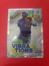 Luisangel Acuña 2022 Bowman Chrome Virtuosic Vibrations Atomic 85/150 , Rangers