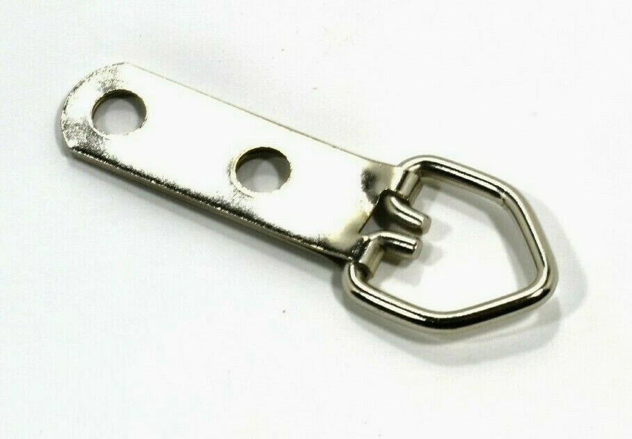 26 Pack w 52 Screws Triangle D Ring Strap Hangers 2 Hole for Picture Frames