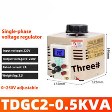 220V Single-phase Regulator AC Boost Power Digital Adjustable Transformer