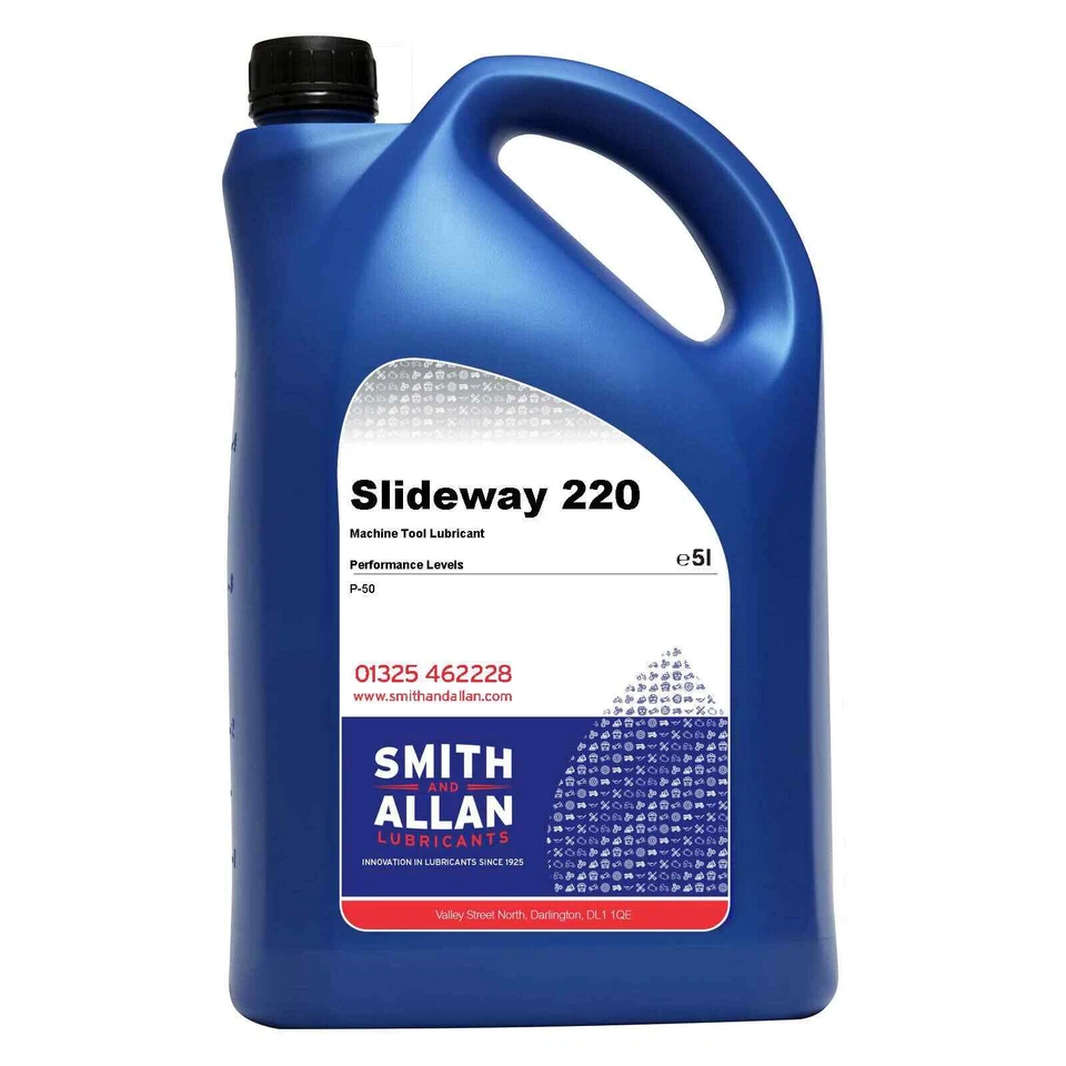 SMITH & ALLAN Slideway Oil ISO 220 Lathe Milling Machine Tool Lubricant 5 Litre