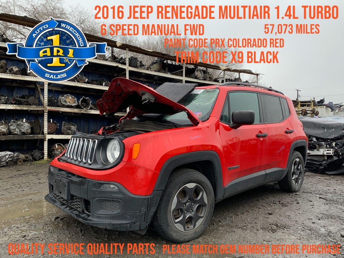 レネゲード6 Jeep Renegade 1.4L FWD Aluminum Wheel Rim 16X6-1/2 2015-2018 AR1