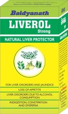 Baidyanath Liverol Strong, 50 tabs, pack of 3, for  healthy liver and digestion