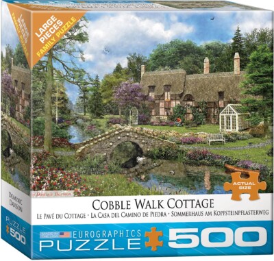Cobble Walk Cottage 500 Piece Jigsaw Puzzle Eurographics New | eBay