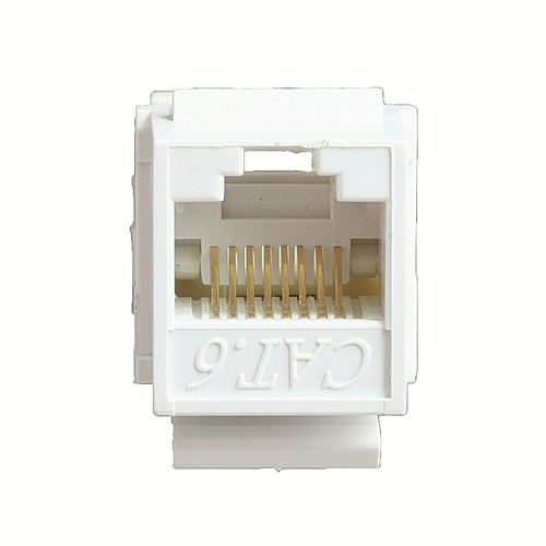 Cat6 Jack White UL Listed - 100 Pack - 第 5/8 張圖片