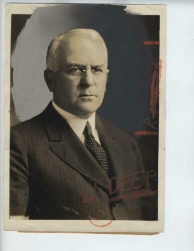 1928 JAMES COUZENS U.S. SENATOR MAYOR DETROIT MICHIGAN POLITICIAN AMERICAN - Zdjęcie 1 z 2