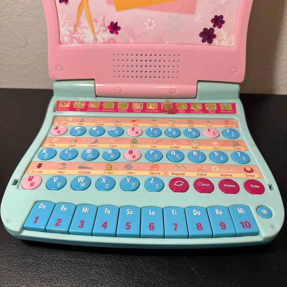 Computadora portátil parlante Mattel Barbie B-Bright Learning Foto 4 de 4