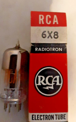 RCA 6X8 OVP Röhre Radioröhre Elektronenröhre electron tube NOS