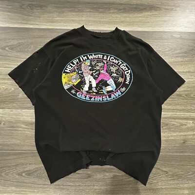 Vintage The Geezinslaw Brothers Shirt Adult  Large Help I m White Cant Get Down