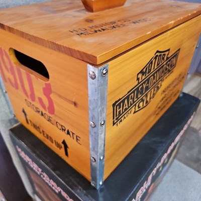 ヴィンテージHarley-Davidson木製ラック