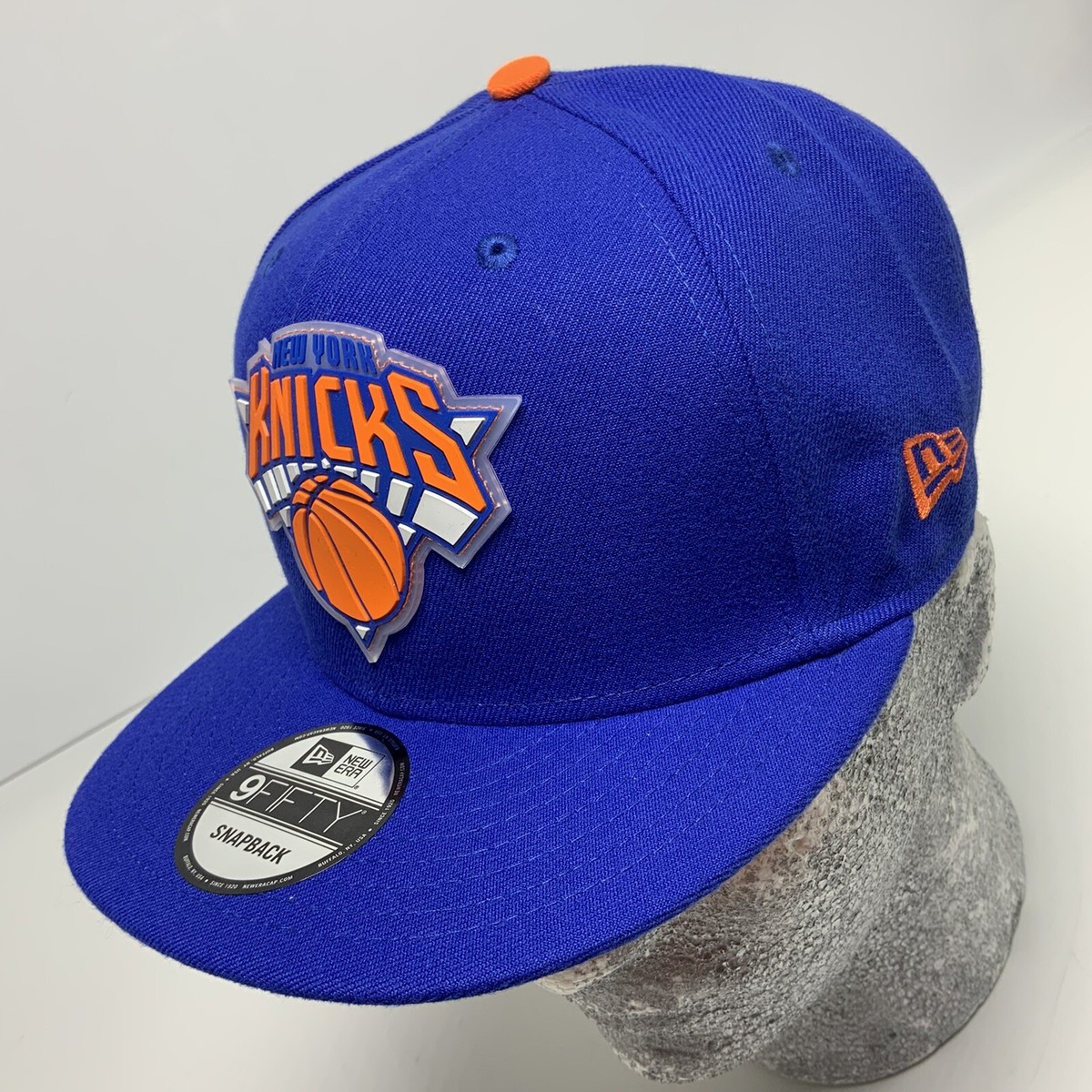 New Era Cap NBA NY Knicks Royal Blue Orange 9FIFTY Snapback Hat | eBay