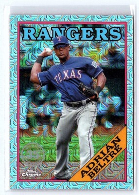 ADRIAN BELTRE RANGERS 2023 TOPPS 1988 SILVER PACK CHROME #2T88C-79