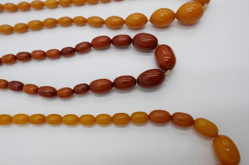 5 Stück Bernstein Ketten Butterscotch 117,8 Gramm - Bild 7 von 10