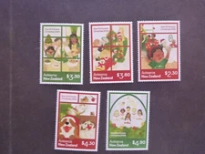 NEW ZEALAND 2024 Christmas Set 5 Mint Stamps