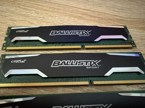Crucial Ballistix Sport BLS4G3D1609DS1S00, 4GB x 4 DIMMS, 1600MHz DDR3 RAM  - Picture 4 of 4
