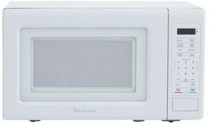 Magic Chef Countertop Microwave White Compact 0 7 Cu Ft 700 Watt
