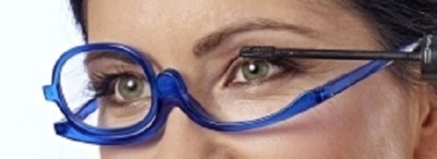 Schminkbrille Sehstärke +2,0 dpt Make Up Brille Schminkhilfe Sehhilfe Schminken 