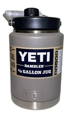 YETI Rambler 1/2 Gallon Vacuum Insulated Stainless Steel Magcap Sharptail Taupe
