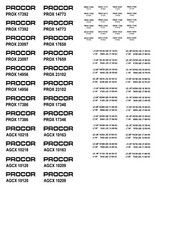 HO Scale Tank Car Decals  Procor 