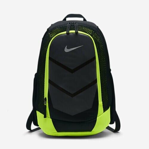 Brand New NIKE YELLOW GREEN BLACK Backpack - Picture 1 of 1