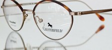 Vintage CHESTERFIELD Flexolite 539 03WP eyeglasses NEW metal 49-18-140 BROWN