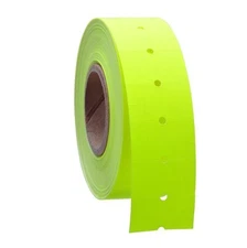 10 Rolls / 5000 Tags YELLOW labels for Motex MX-5500 L5500 Mx989 Price Gun