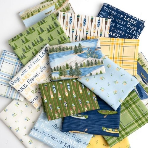 On Lake Time Jelly Roll® 56120JR Moda Precuts 100% cotton fabric quilt strips - Picture 3 of 3