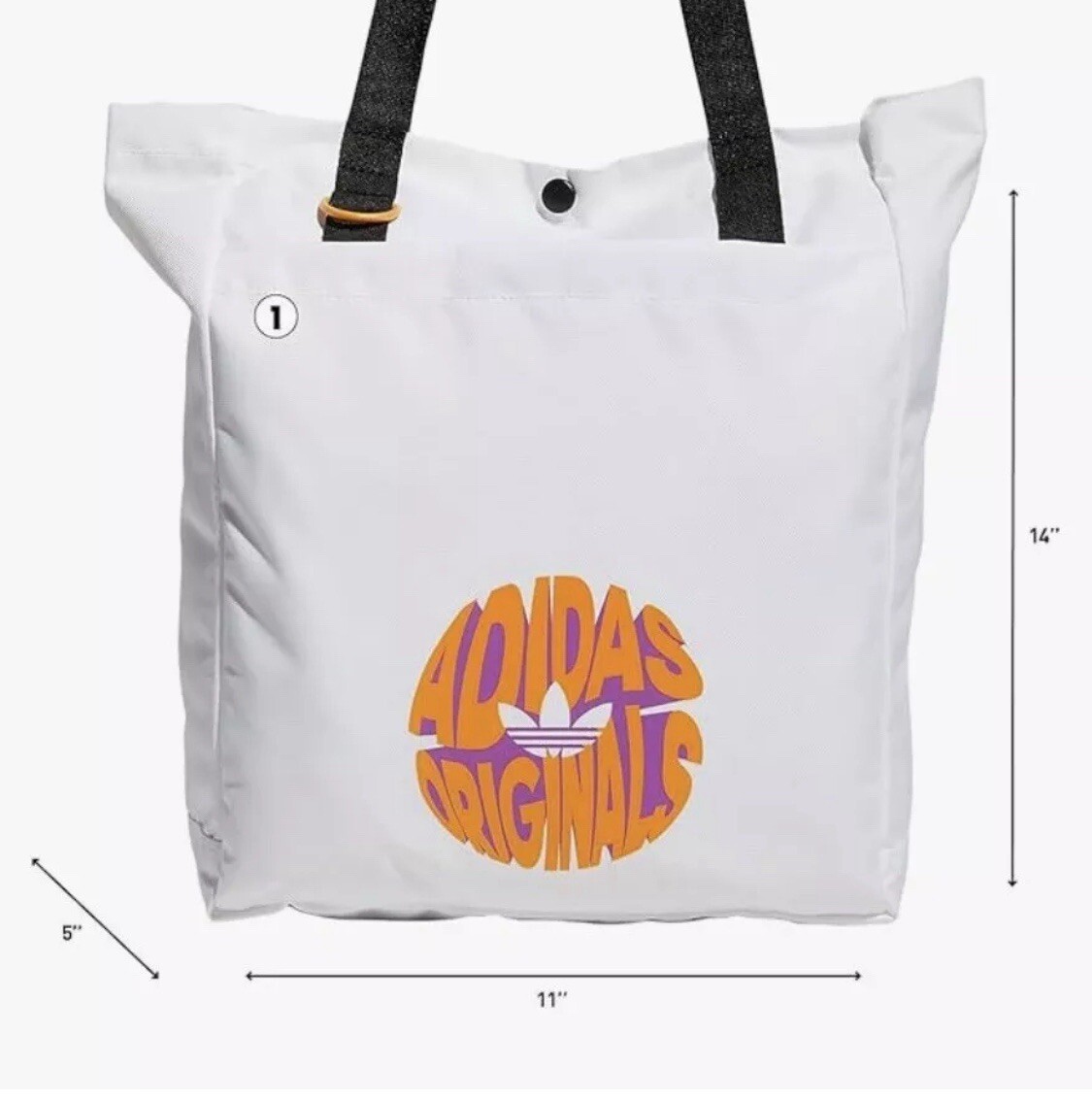 【ADIDAS】Originals Tote Bag★ トートバッグ Adidas Originals Simple Tote Casual Lifestyle Bag White | eBay