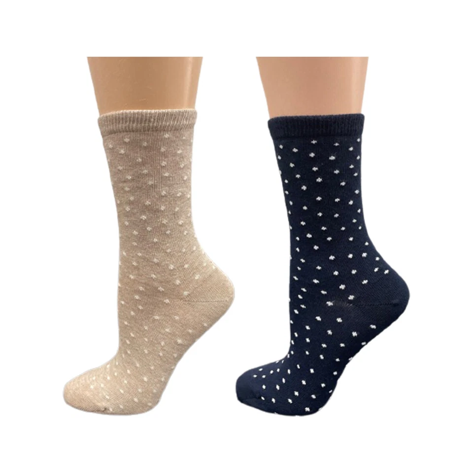 Sierra Socks Men's Combed Cotton Socks with Reinforced Toe, Dressy or Casual