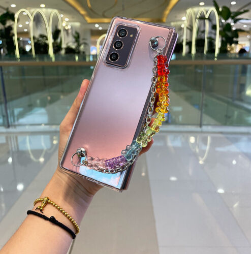 Creativity DIY Colorful Bear Chain Bracelet Case For Samsung Galaxy Z Fold 2 5G - Zdjęcie 9 z 9