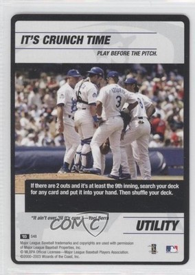 2003 MLB Showdown Strategy Utility It's Crunch Time #S48 0a7