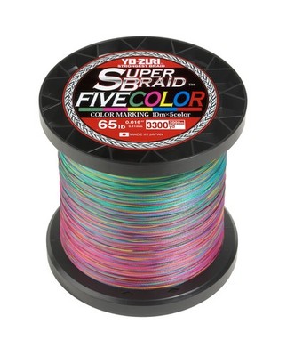 Super Braid 65LB 5 Color 3300YD