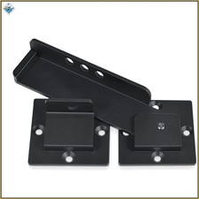 Secure Flip Gate Latch with Sand-Blasted Finish for Wooden Fence Installation