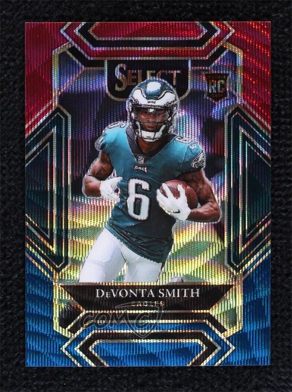 2021 Panini Select Club Level Tri-Color Prizm /149 DeVonta Smith #249 Rookie RC