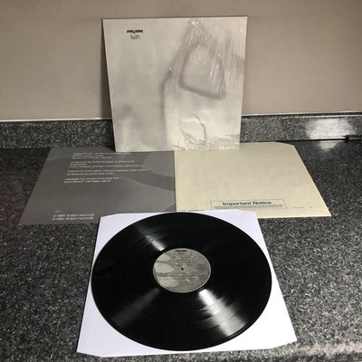 LP VINYL THE CURE ALBUM FAITH FICTION RECORDS fixd 6 UK 1ST PRESS 1981 NM-/EX+