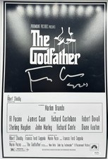 Francis Ford Coppola Signed 12x18 The Godfather Poster Autographed PSA/DNA