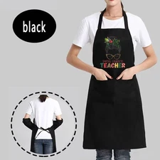 "I'm a Chef Not Teacher" Black BBQ Apron