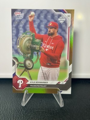 2026 Topps Now Road to Opening Day - Kyle Schwarber #OD-182 Gold Foil /50