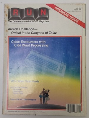 Run Magazine January 1984 - Premiere Issue - Commodore 64 & VIC-20 