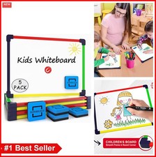 Small White Board Dry Erase Board for Kids Portable 9x12 Magnetic Whiteboard