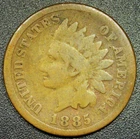 G 1885 1C Indian Head Cent