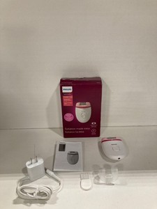 Philips Satinelle Essential Epilator Corded Electric for Legs White/Pink