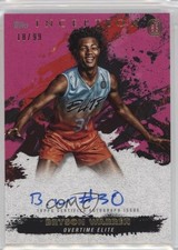2021-22 Topps Inception OTE Overtime Elite Magenta 18/99 Bryson Warren Auto k6j
