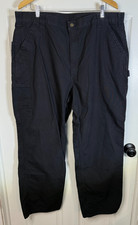 NWOT Carhartt Men's Loose Fit Rugged Canvas Carpenter Work Pants 40 x 32 Black