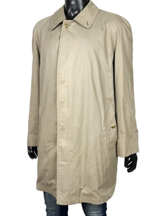 Doublure amovible pour homme Burberrys taille 52 beige laine chameau - Photo 1/4