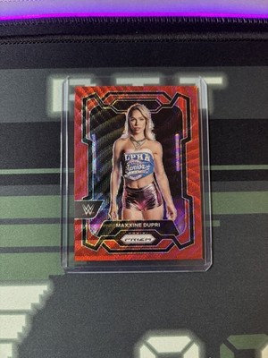 Maxxine Dupri Card #129 Red Wave sp - 2024 Panini Prizm WWE Wrestling 