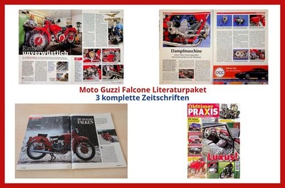 Moto Guzzi Falcone Literaturpaket - 3 komplette Zeitschriften
